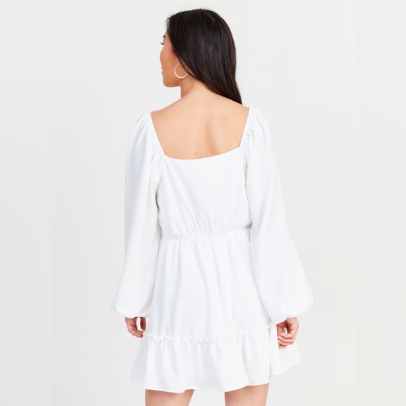 Altar’d State Green Sage Long Sleeve Mini Dress - Picture 7 of 8